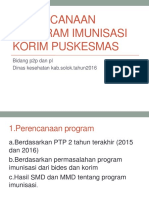 Perencanaan Program Imunisasi Tahun 2017