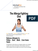 The Allergy-Fighting Diet