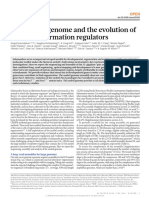 The Axolotl Genome and The Evolution of Key Tissue Formation Regulators