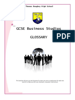 Business Studies Glossary PDF