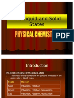 The Liquid and Solid States (Physical Chemistry)