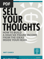 Download Sell Your Thoughts by Matt Church by Thought Leaders Global SN37016880 doc pdf