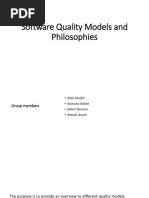 Software Quality Models and Philosophies (1)