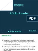 Solar Inverter Converts DC to AC for Home Use