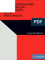 Postmodernidad Consumista y Nihilismo de La Mercancia - Jorge Polo Blanco