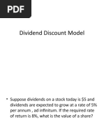 Dividend Discount Model