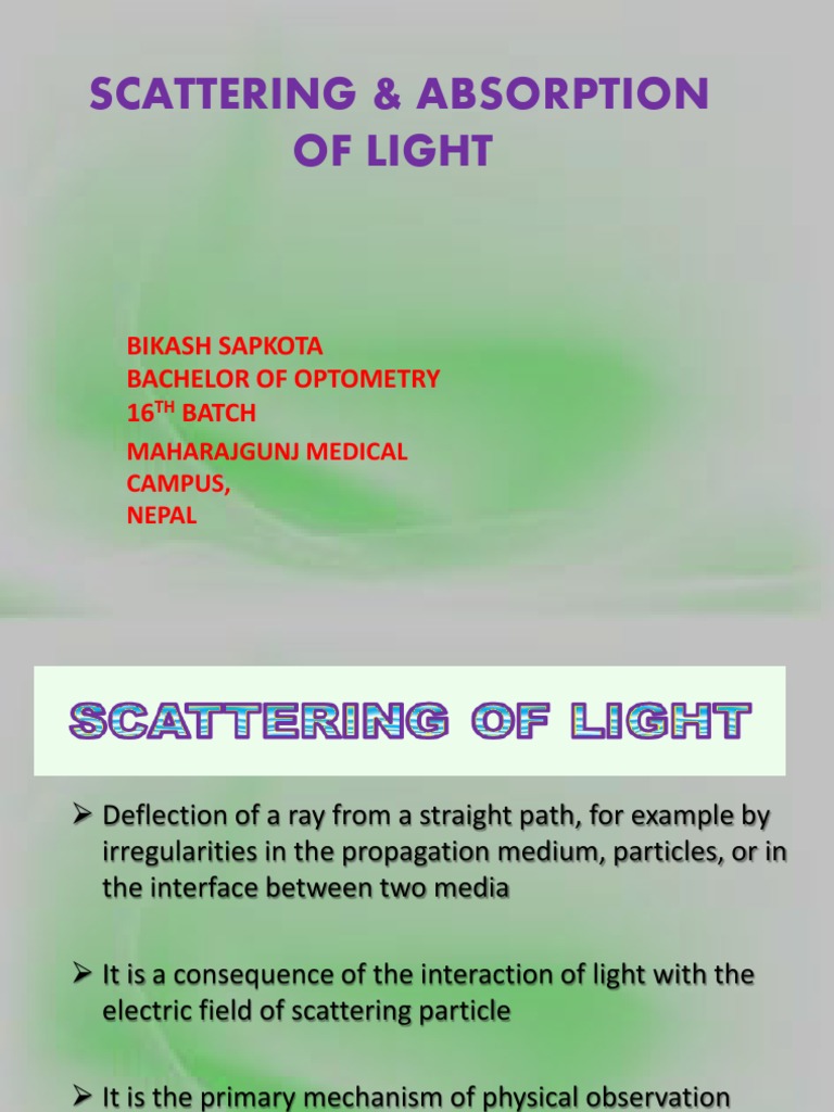 語学+参考書 Absorption and Scattering of Light Amazon.co.jp: Absorption and Scattering of Light : Bohren