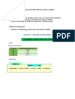 Determinacion Del Porcentaje de Almidon