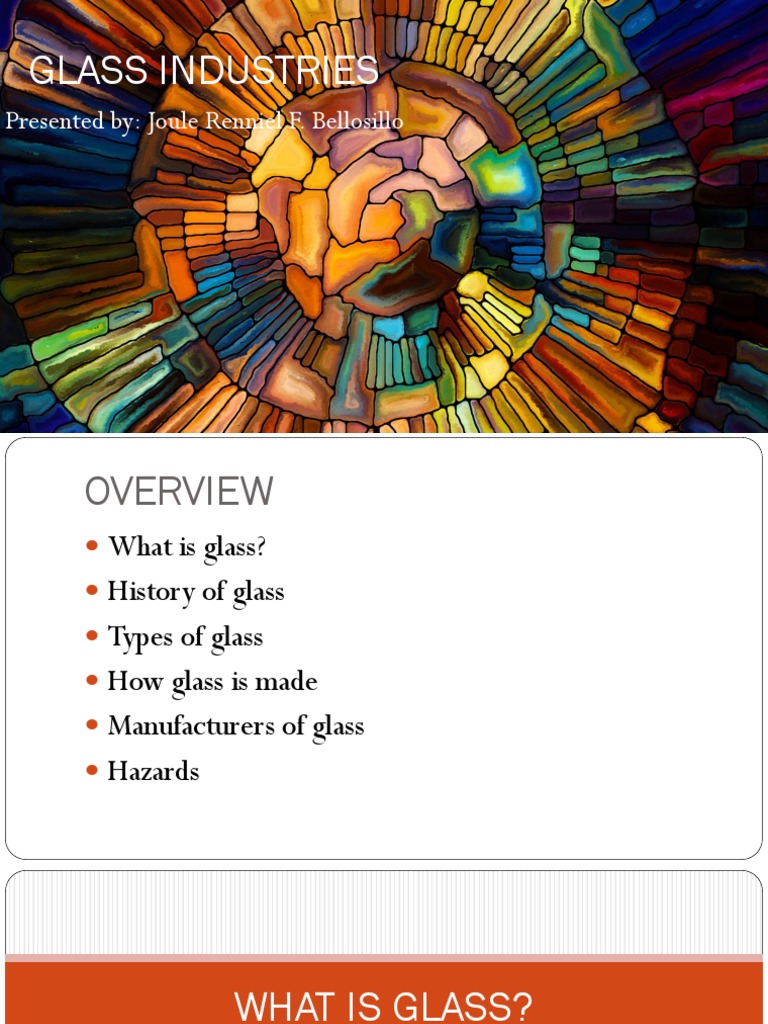 Glass Industries Pdf Glasses Silicon Dioxide