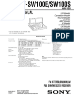 Sony Icf-Sw100s Service Manual PDF