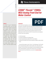 C2000™ Piccolo™ F2805x MCU Analog Front End For Motor Control