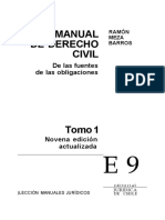 De Las Fuentes de Las Obligaciones - LOS CONTRATOS en GENERAL (TOMO I) - R. Meza Barros