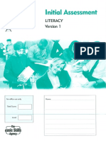 Initial Assessment - Literacy PDF