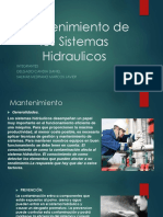 Mantenimiento de Los Sistemas Hidraulicos