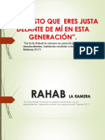 La fe de Rahab la ramera