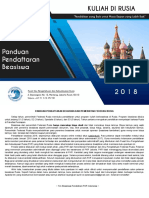 Panduan Pendaftaran Beasiswa Russia 2018 PDF