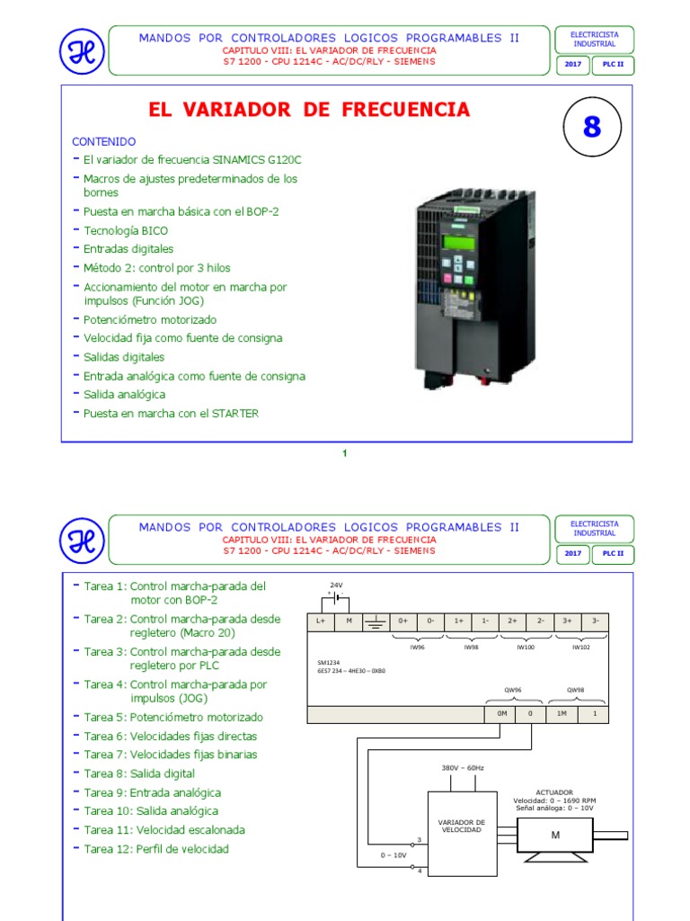 PLC II - S7 1200 - 1214C - 2017pub08 | Ingeniería Electrónica | Tecnología