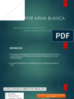 Lesiones X Arma Blanca