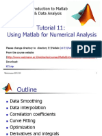 Introduction to Matlab Tutorial 11