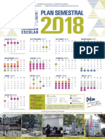 Calendario semestral 2018