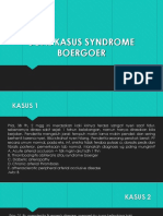 Soal Kasus Syndrome Boergoer