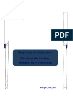 2015 Programa Técnicas de Lect. Redacc y Ortografia