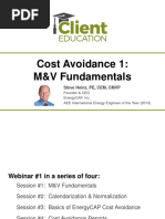 Cost Avoidance - M&V Fundamentals-Dec16