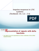 Week 4 - Impulse Response in LTIC Systems (Textbook: Ch. 3.2 - 3.4)