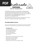 Mahashivratri Sadhana 2017 English