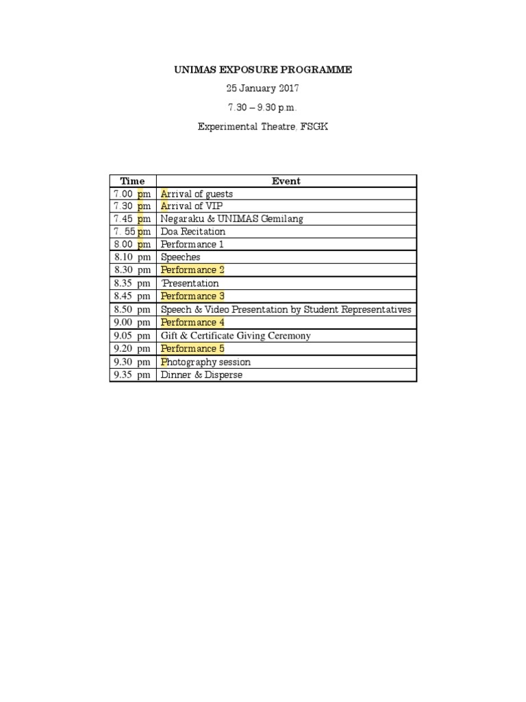 Tentative Programme | PDF