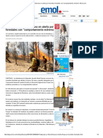 Valparaíso y Villa Alemana en Alerta Por Incendios Forestales Con _comportamiento Extremo_ _ Emol