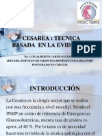 Tecnica de Cesarea Basada en Evidencias