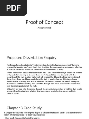 Proof of Concept