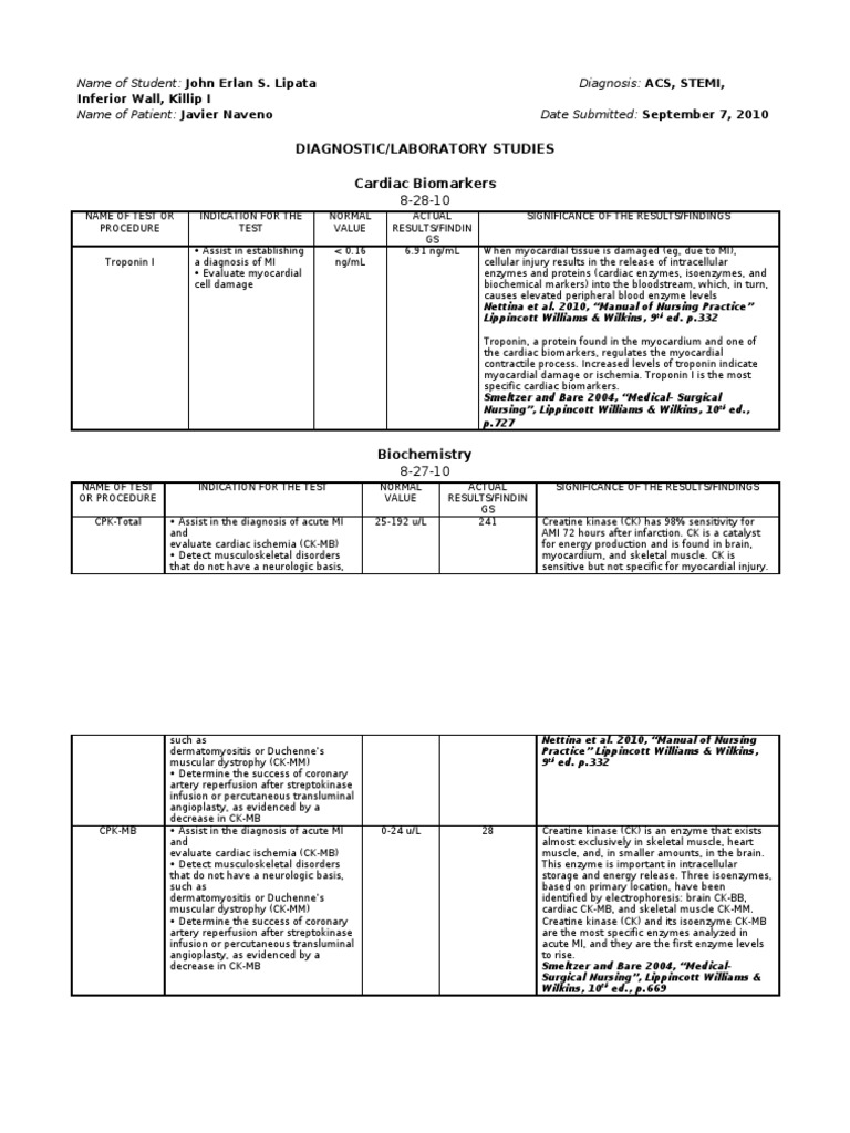 DX & Labs - Noveno | PDF | Medical Specialties | Cardiovascular System