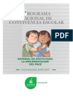 Programa Nacional de Convivencia Escolar