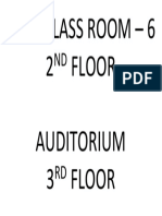 NKN, Class Room - 6 2 Floor Auditorium 3 Floor