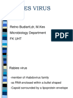 Rabies Virus: Retno Budiarti, DR, M.Kes Microbiology Department FK Uht