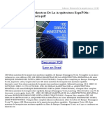 100 Obras Maestras de La Arquitectura EspaÑOla