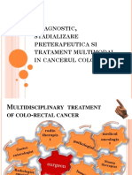 Iagnostic Stadializare Preterapeutica Si Tratament Multimodal in Cancerul Colorectal