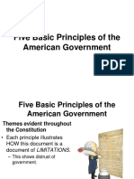 Five Basic Principles of The American Government