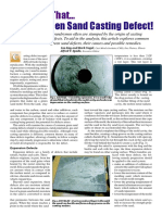 Green Sand Casting Defect!: Name