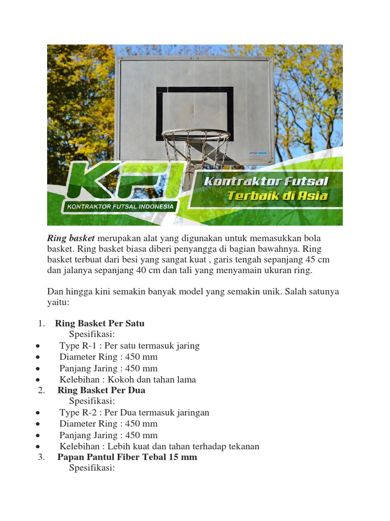 Ring Basket Murah Yang Berkualitas Wa 0813 2000 8163 Pdf