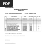 Borang Pendaftaran Bola Baling 2017