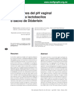 Alteraciones Del PH Vaginal Asociado A Lactobacilos o Bacilo de Döderlein