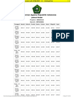 Kementerian Agama Republik Indonesia: Jadwal Shalat