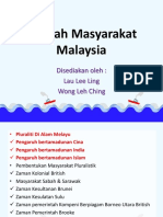 Sejarah Masyarakat Malaysia