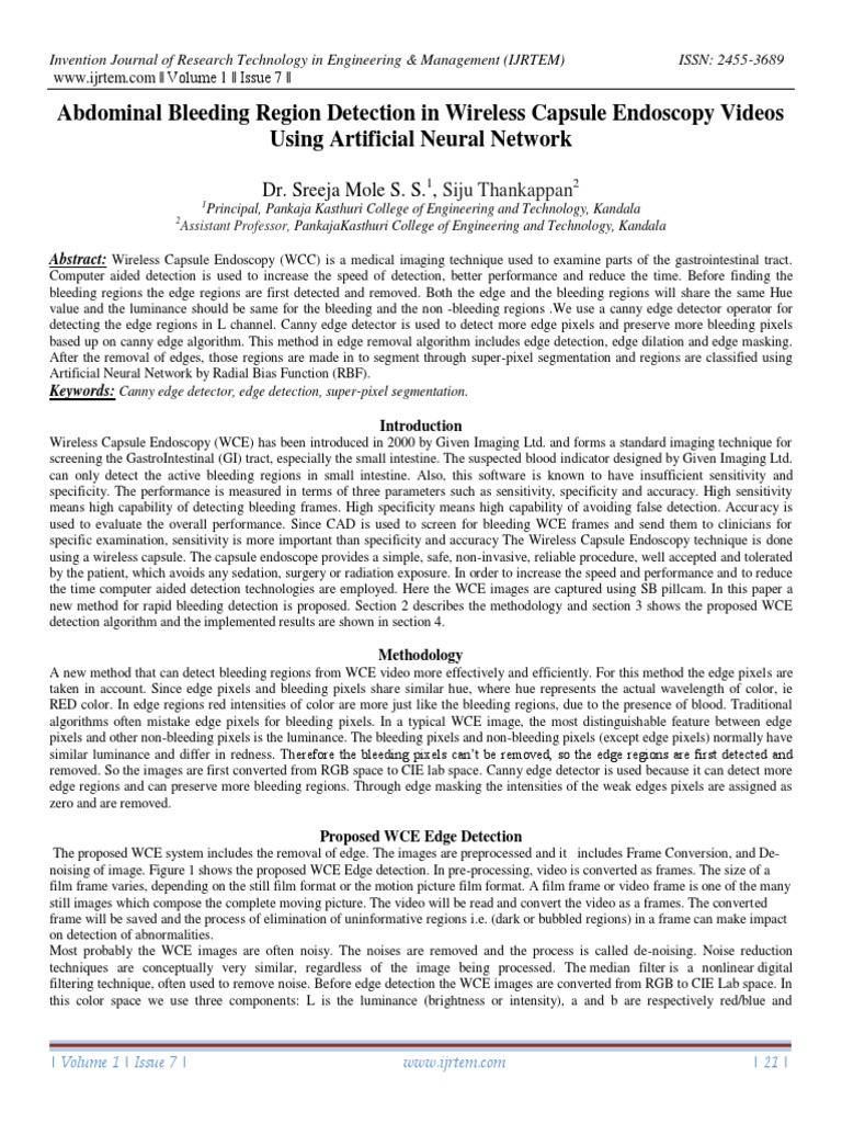 Abdominal Bleeding Region Detection in Wireless Capsule Endoscopy ...