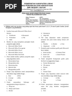 Soal Uas Kkpi Kelas Xii Semester Ganjil