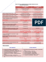 Academic Calendar First Semester (A151) Second Semester (A152)