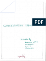 CONSCIENTISATION REPORT